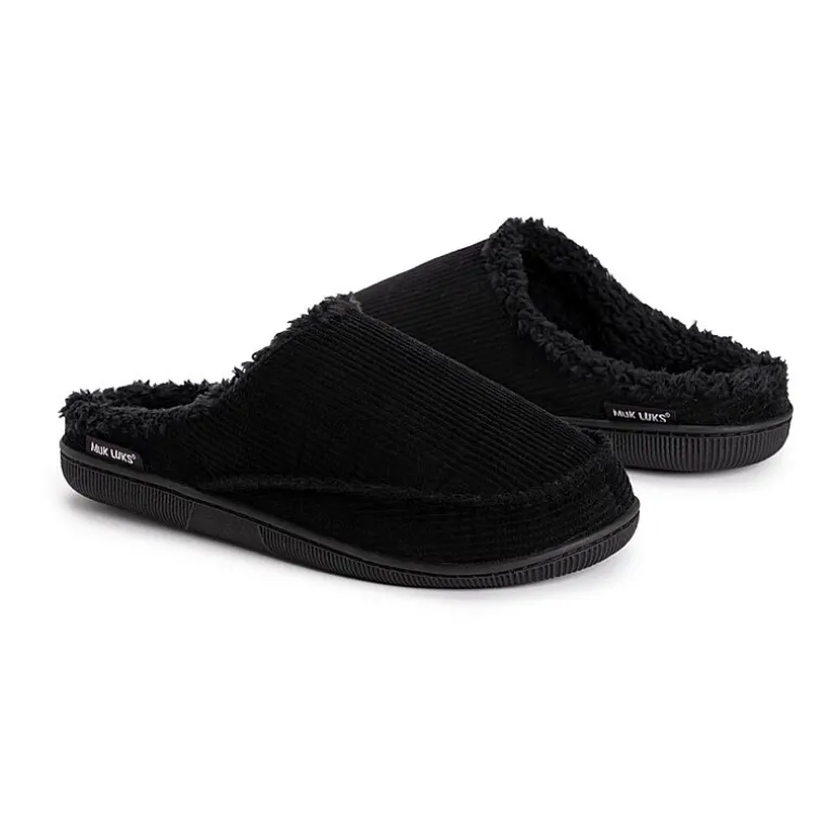 Muk Luks Mens Memory Foam Clog Slippers