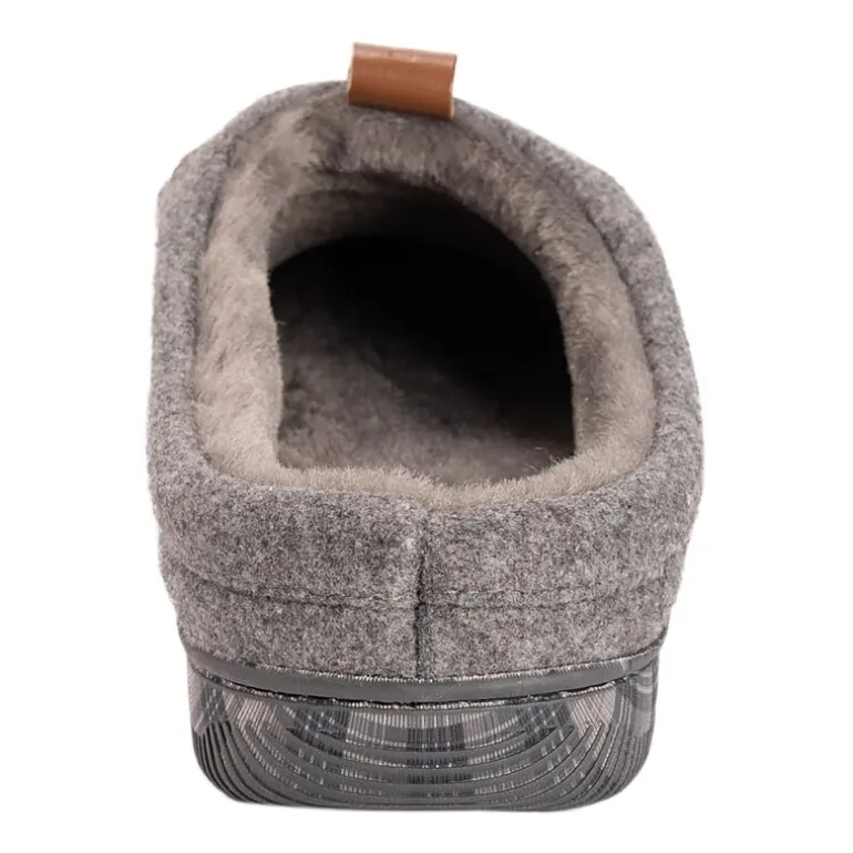 Muk Luks Miles Clog Mens Memory Foam Slip Resistant Slip-On Slippers