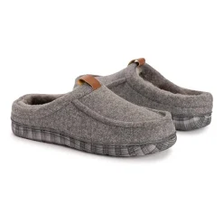 Muk Luks Miles Clog Mens Memory Foam Slip Resistant Slip-On Slippers