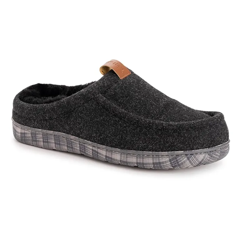 Muk Luks Miles Clog Mens Memory Foam Slip Resistant Slip-On Slippers