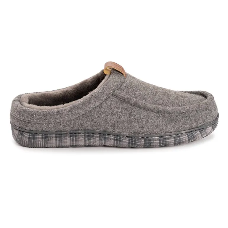 Muk Luks Miles Clog Mens Memory Foam Slip Resistant Slip-On Slippers
