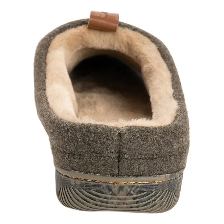 Muk Luks Miles Clog Mens Memory Foam Slip Resistant Slip-On Slippers