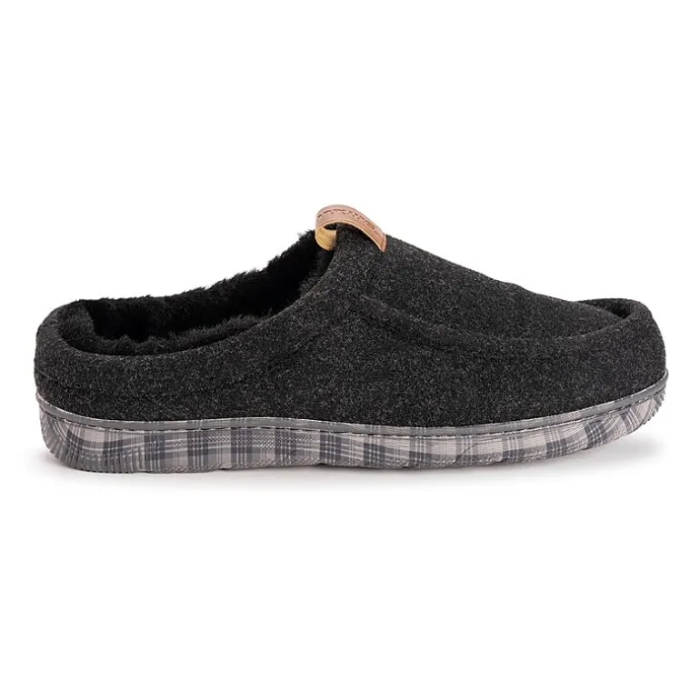 Muk Luks Miles Clog Mens Memory Foam Slip Resistant Slip-On Slippers