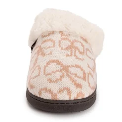 Muk Luks Ml F 26 Ds Slippers Womens Memory Foam Slip Resistant Clog Slippers