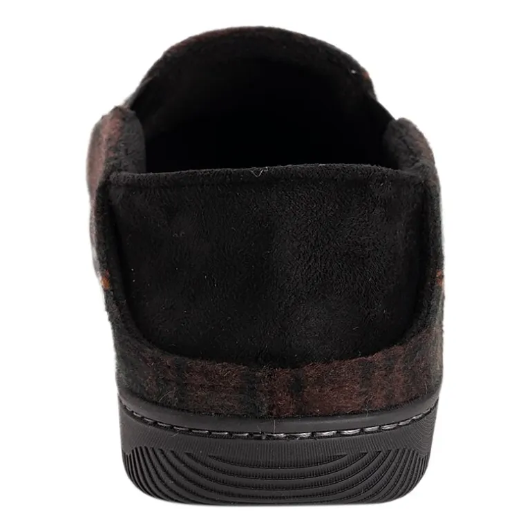 Muk Luks Owen Fll Fit Slipper Mens Memory Foam Slip Resistant Slip-On Slippers