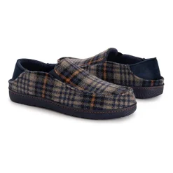 Muk Luks Owen Fll Fit Slipper Mens Memory Foam Slip Resistant Slip-On Slippers