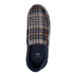 Muk Luks Owen Fll Fit Slipper Mens Memory Foam Slip Resistant Slip-On Slippers