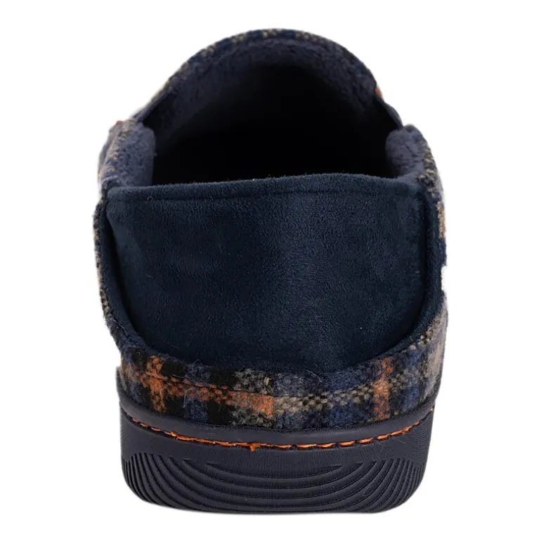 Muk Luks Owen Fll Fit Slipper Mens Memory Foam Slip Resistant Slip-On Slippers