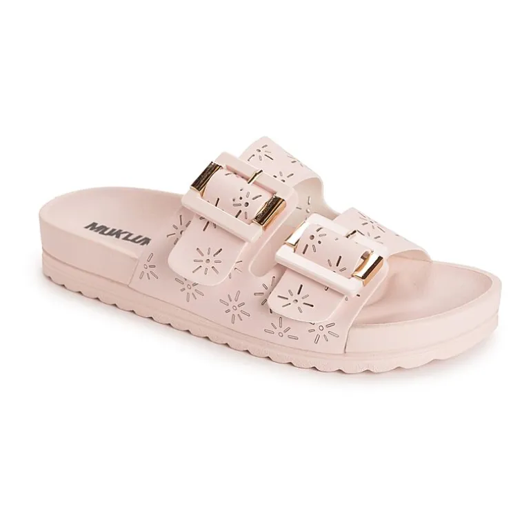 Muk Luks Womens Grand Cayman Sandal Adjustable Strap Flat Sandals
