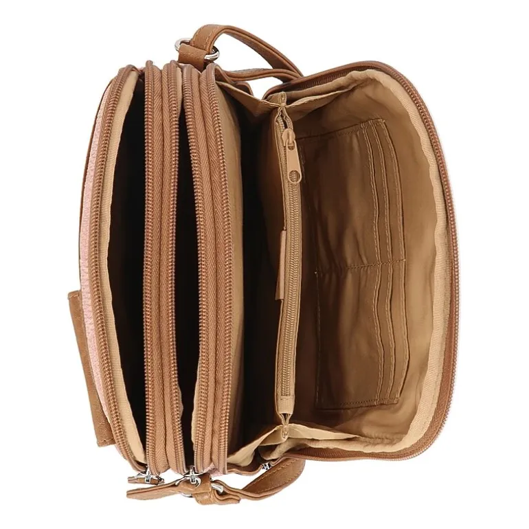 Multi Sac North/South Zip Around Crossbody Bag