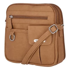 Multi Sac North/South Zip Around Crossbody Bag