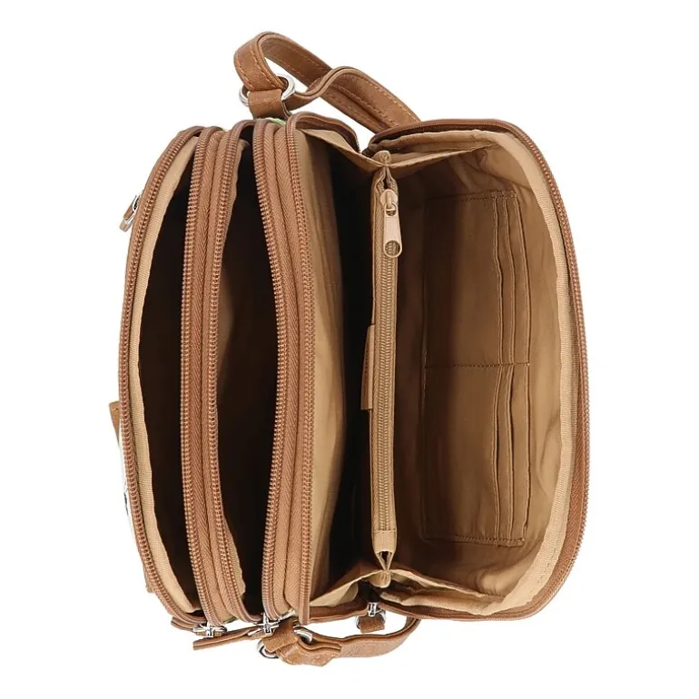 Multi Sac North/South Zip Around Crossbody Bag
