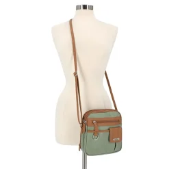 Multi Sac North/South Zip Around Crossbody Bag