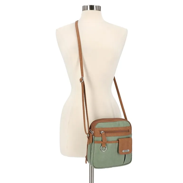 Multi Sac North/South Zip Around Crossbody Bag
