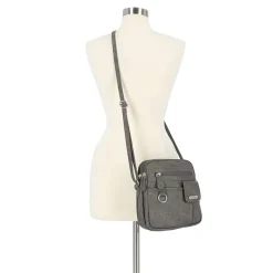 Multi Sac North/South Zip Around Crossbody Bag