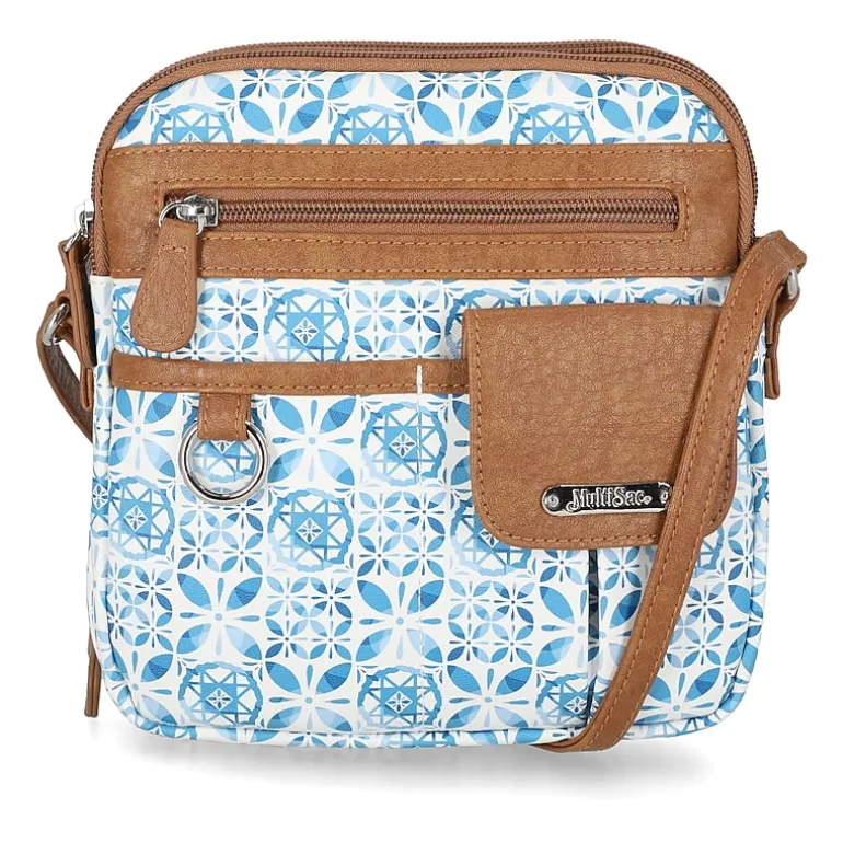 Multi Sac North/South Zip Around Crossbody Bag