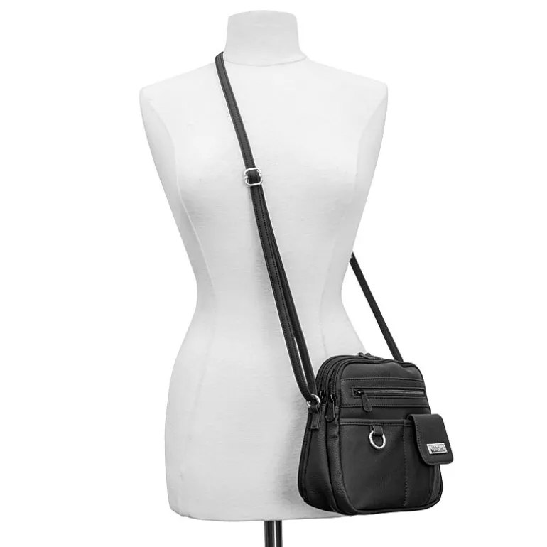 Multi Sac North/South Zip Around Crossbody Bag