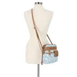 Multi Sac North/South Zip Around Crossbody Bag