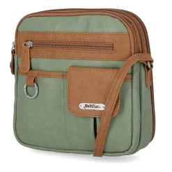 Multi Sac North/South Zip Around Crossbody Bag