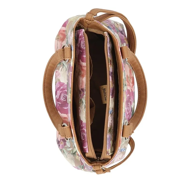 Multi Sac Olivia Floral Print Satchel
