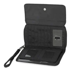Mundi Big Fat Womens Expandable Rfid Blocking Checkbook Wallet