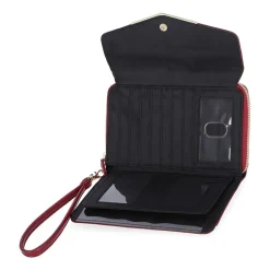 Mundi Big Fat Womens Expandable Rfid Blocking Checkbook Wallet