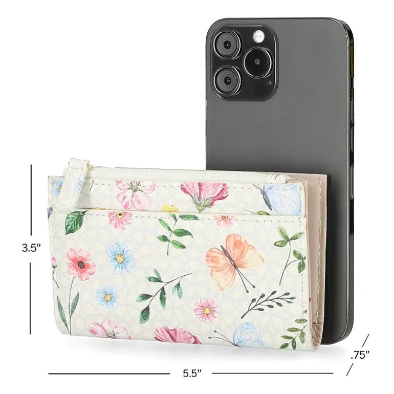 Mundi Delilah Womens Rfid Blocking Slim Fold Wallet