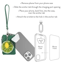 Mundi Rfid Strawberry Connect And Go Wristlet