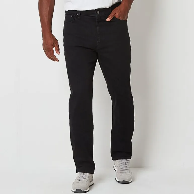 mutual weave Big and Tall Mens Tapered Leg Athletic Fit Jeans