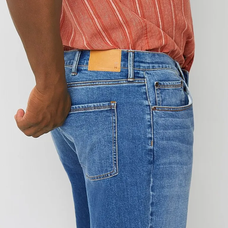 mutual weave Big and Tall Mens Tapered Leg Athletic Fit Jeans