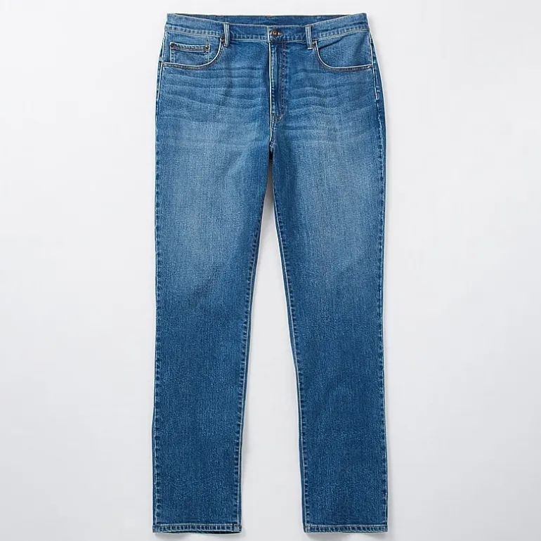 mutual weave Big and Tall Mens Tapered Leg Athletic Fit Jeans