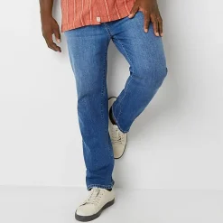 mutual weave Big and Tall Mens Tapered Leg Athletic Fit Jeans