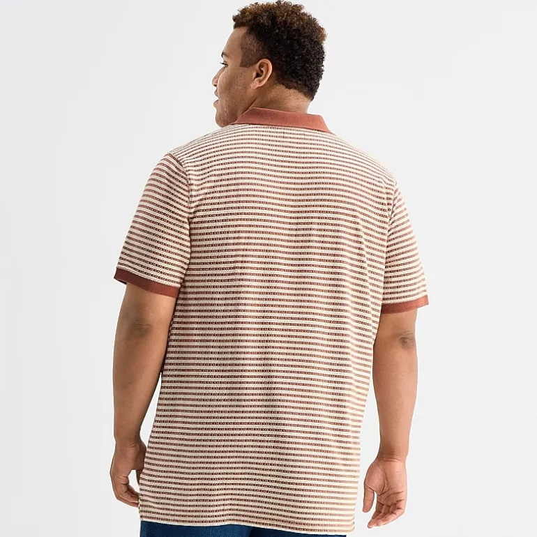 mutual weave Big and Tall Mens Regular Fit Short Sleeve Polo Shirt