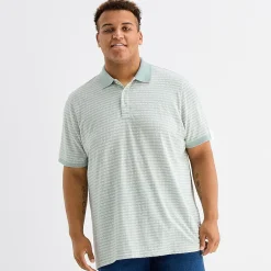 mutual weave Big and Tall Mens Regular Fit Short Sleeve Polo Shirt