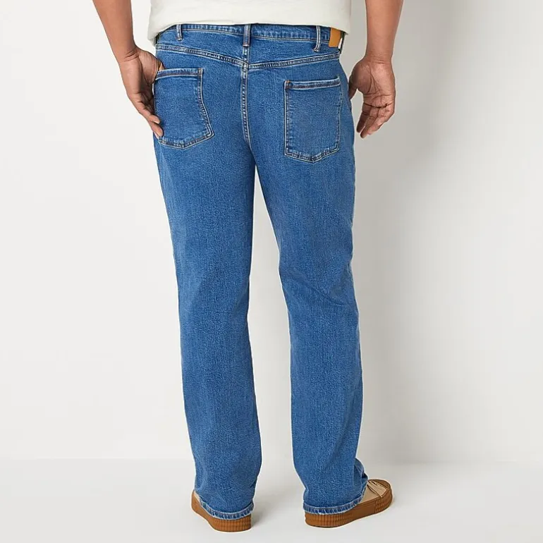 mutual weave Big and Tall Mens Straight Leg Jeans
