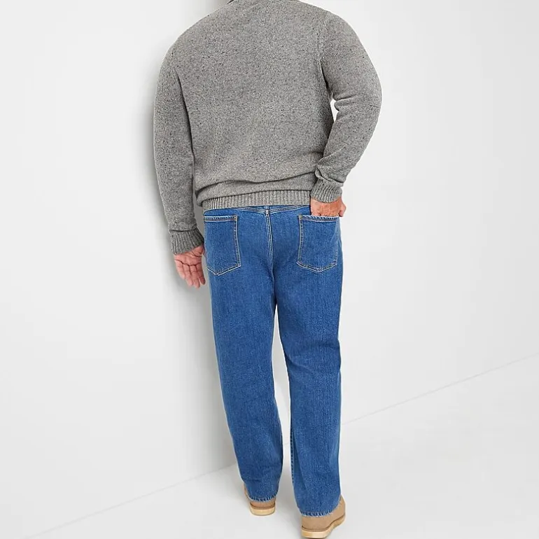 mutual weave Big and Tall Mens Straight Leg Jeans