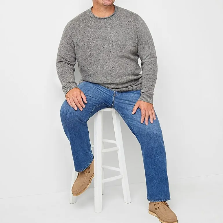 mutual weave Big and Tall Mens Straight Leg Jeans
