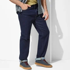 mutual weave Big and Tall Mens Straight Leg Jeans