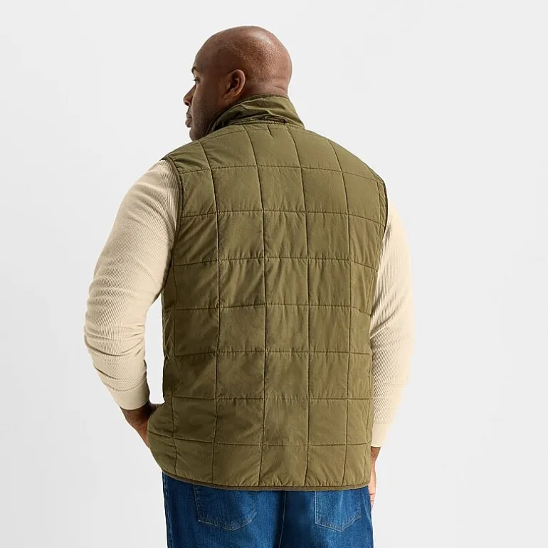 mutual weave Mens Big and Tall Quilted Vest