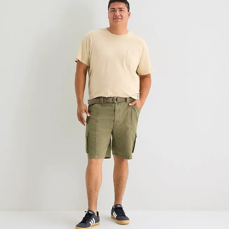 mutual weave Mens 10" Big and Tall Cargo Short