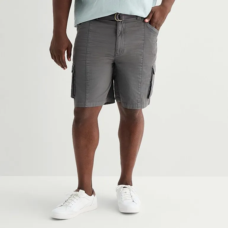 mutual weave Mens 10" Big and Tall Cargo Short