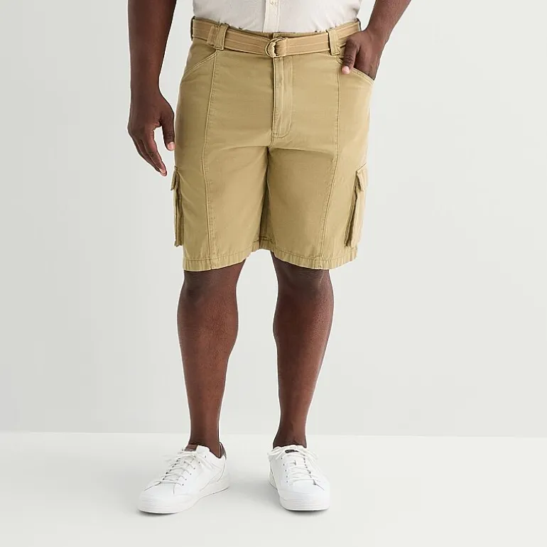 mutual weave Mens 10" Big and Tall Cargo Short