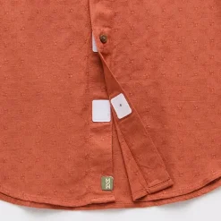 mutual weave Mens Easy-on + Easy-off Short Sleeve Classic Fit Button-Down Shirt