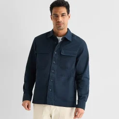 mutual weave Mens Lightweight Shirt Jacket