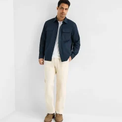 mutual weave Mens Lightweight Shirt Jacket