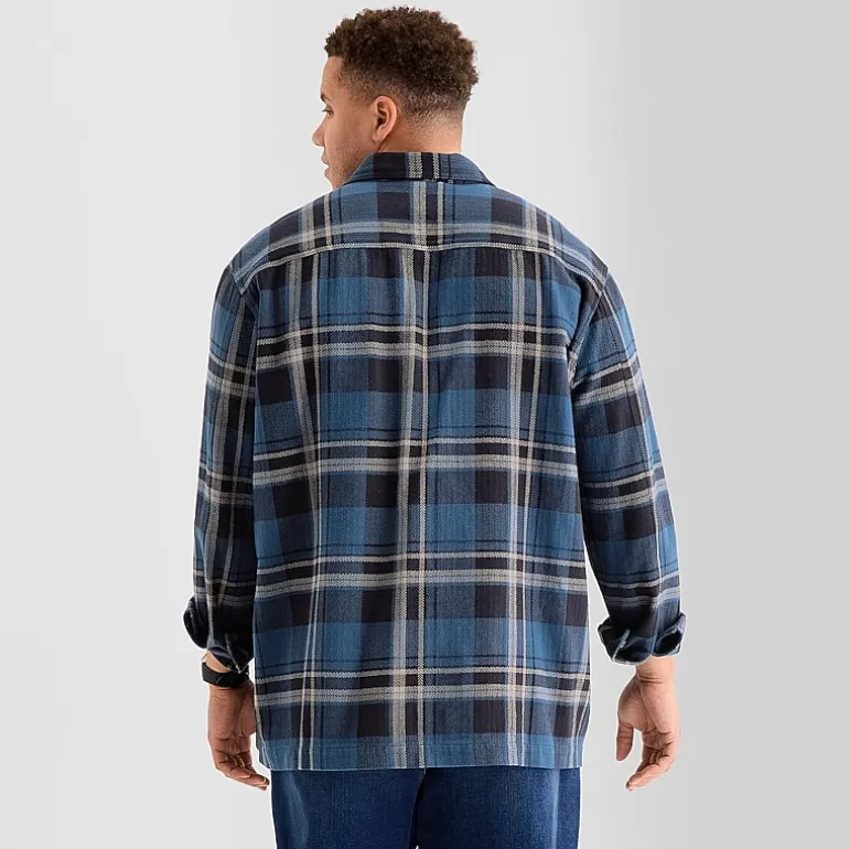mutual weave Mens Midweight Big and Tall Shirt Jacket