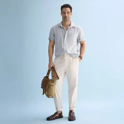mutual weave Mens Regular Fit Pull-On Pant