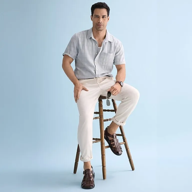 mutual weave Mens Regular Fit Pull-On Pant