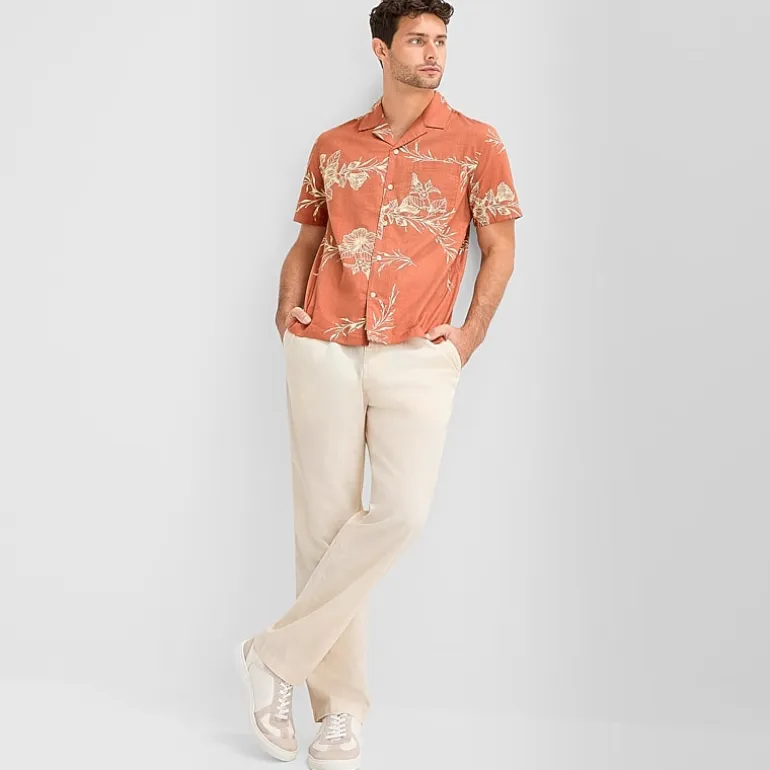 mutual weave Mens Regular Fit Pull-On Pant