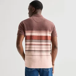 mutual weave Mens Regular Fit Short Sleeve Polo Shirt